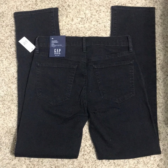 Gap Straight Black Jean NWT - Picture 4 of 5